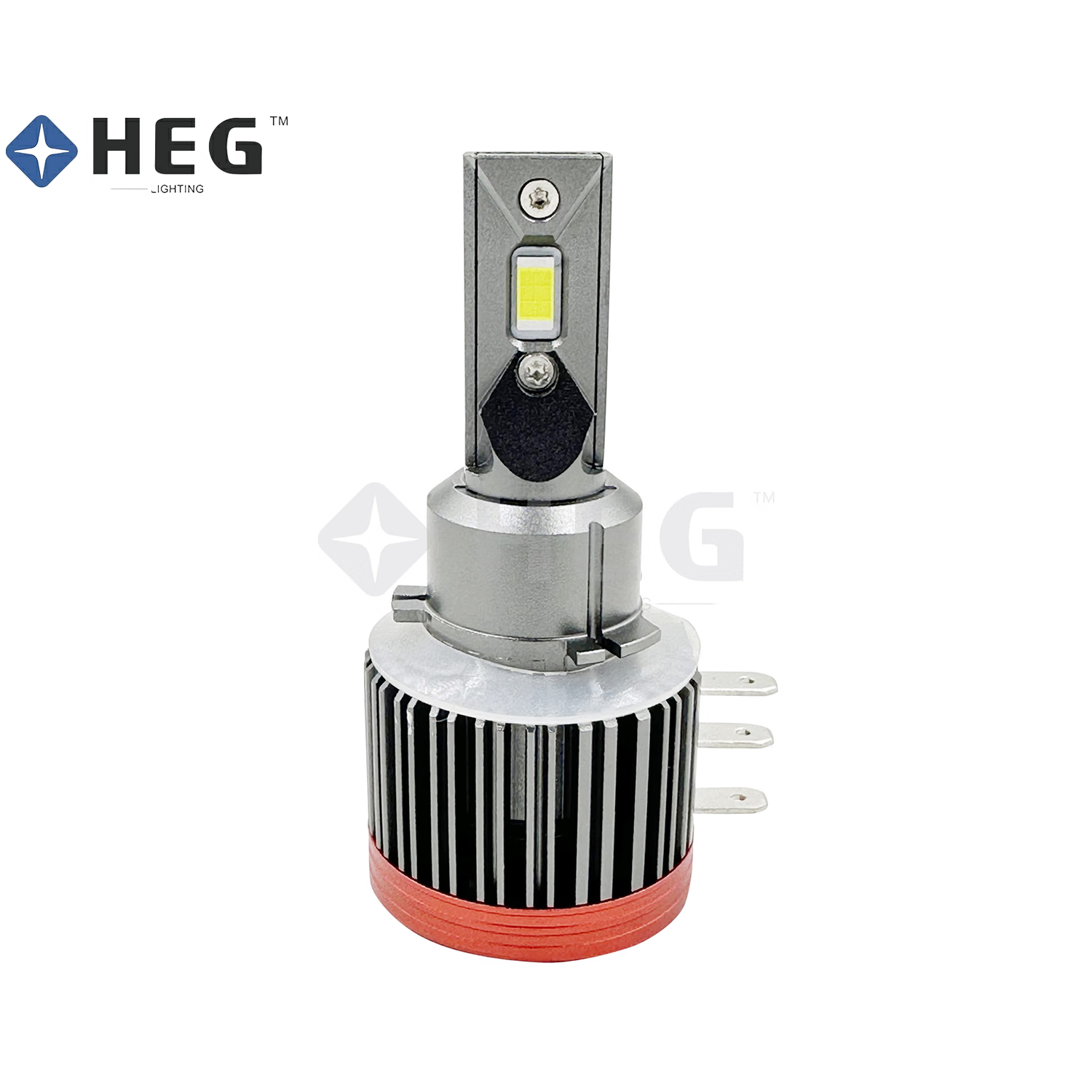 核光H15LED单灯珠汽车灯泡 深灰色 金属 H15 2只价LED