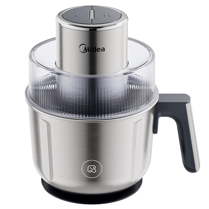 美的（Midea）绞肉机家用三碗6.5升料理多功能绞馅机碎肉机电动一体304不锈钢绞肉绞菜馅打蒜器打泥辅食机39F