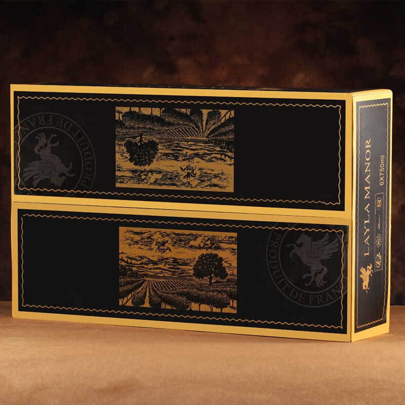 LAYLA法国蕾拉【品牌爆款月销过万】进口14度干红葡萄酒750mlX6礼盒装