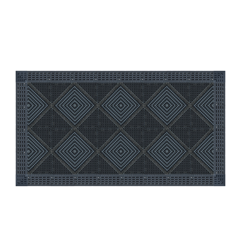 彼尔德室外防滑地垫酒店门口进门地毯入户门除尘刮泥脚垫户外迎宾垫 单刷-红块红刷【刮泥除尘】 60cm*90cm 1件数