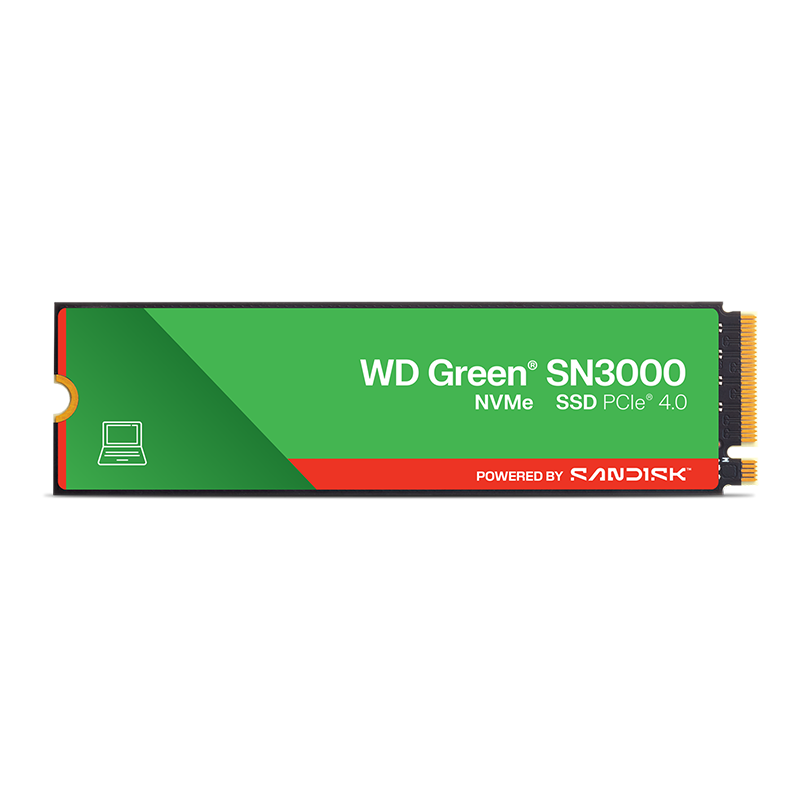 西部数据（WD）SSD固态硬盘 闪迪SN3000 M.2接口（NVMe协议）台式机笔记本高速游戏硬盘 SN3000 1TB