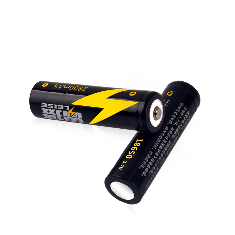雷摄 LEISE 充电电池 18650锂电池大容量2800mAh 3.7V (2节装)  适用:强光手电筒/头灯/航模（不含充电器）