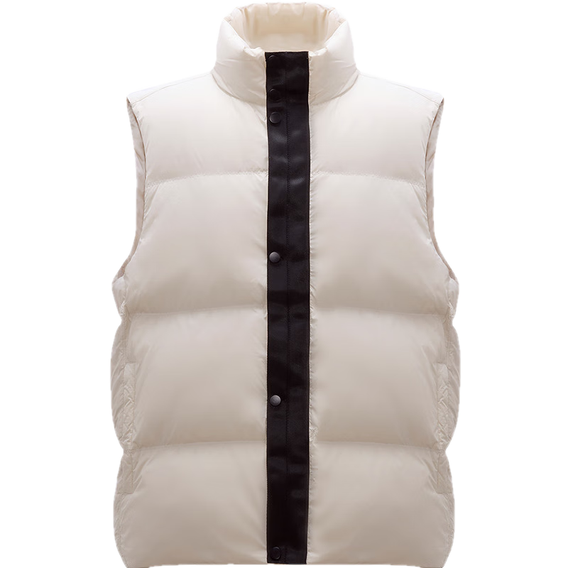 美特斯邦威馬甲男2025冬季新款時(shí)尚潮流鴨絨保暖羽絨舒適純色背心 云朵白 S 165/88A