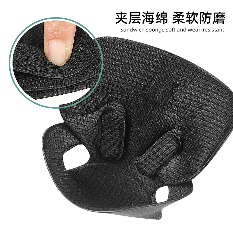 胖东来鞋大改小后跟贴运动后脚防掉跟半码垫改小鞋大了胖东来同款 3双【黑色厚款】无胶后跟贴