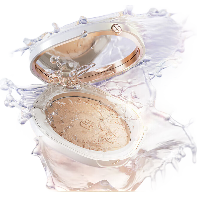 花西子好气色粉饼定补底防4合1定妆持妆旅行军训补妆七 Z20芙蓉净-白皙偏白肤色-9g