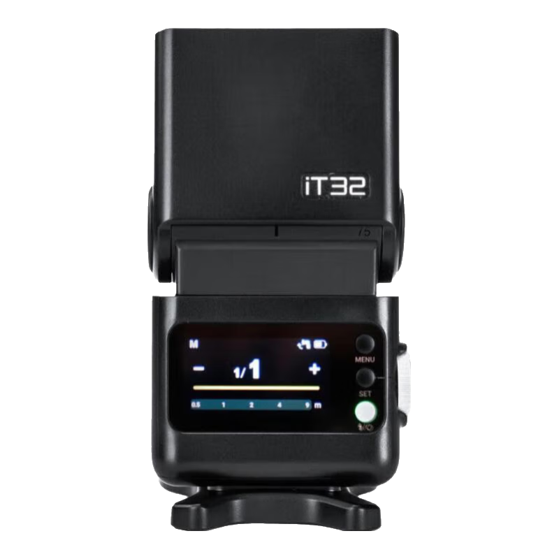 神牛it32閃光燈【新品首發(fā)】機(jī)頂燈中文觸屏TTL智能閃光搭配X5引閃器離機(jī)高速同步攝影補(bǔ)光燈 【套裝】iT32標(biāo)配+X5引閃器 富士-F