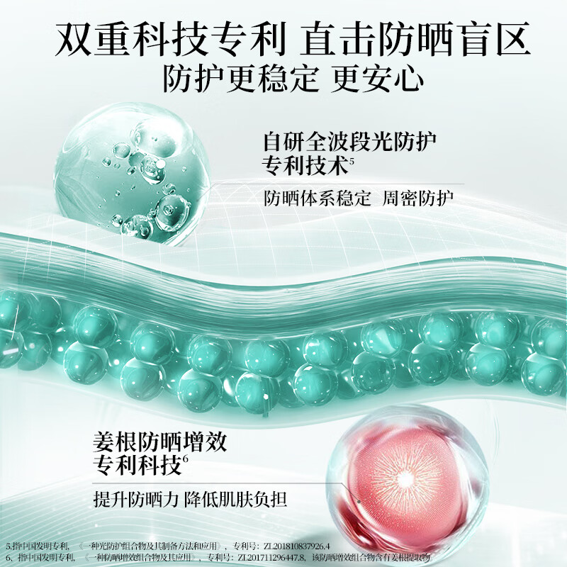 美肤宝美白淡斑紧致淡纹修护防水防汗干皮油皮不油腻礼物军训防晒霜 【抗晒蓝伞】养肤焕白防晒乳30g