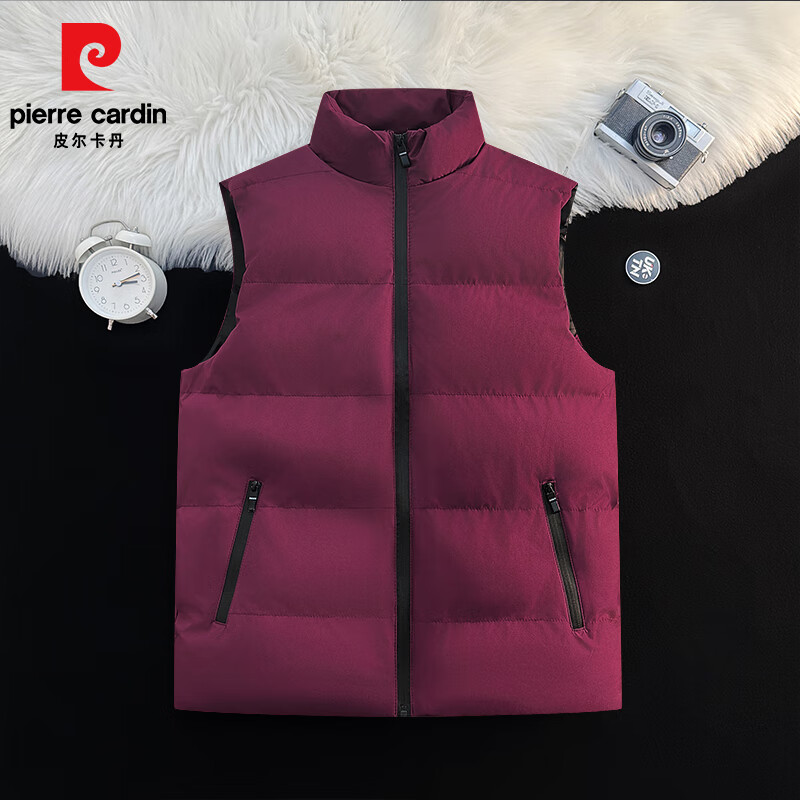 Ƥ��������pierre cardin��2025�����¿���ʿ���������������±�ů�޷����Ŀ����� �ƺ�ɫ 5XL 39.9Ԫ