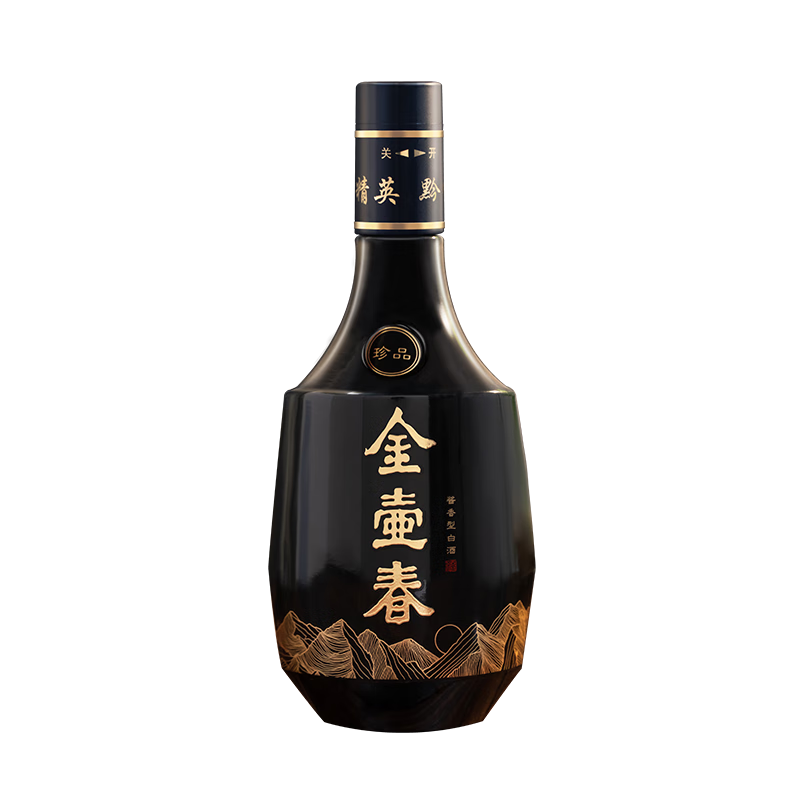 金壶春珍品酱香型白酒贵州平坝酱酒1952年纯粮酿造53度礼盒装送礼宴请 53度 500mL 2瓶 *赠礼袋*宴请送礼