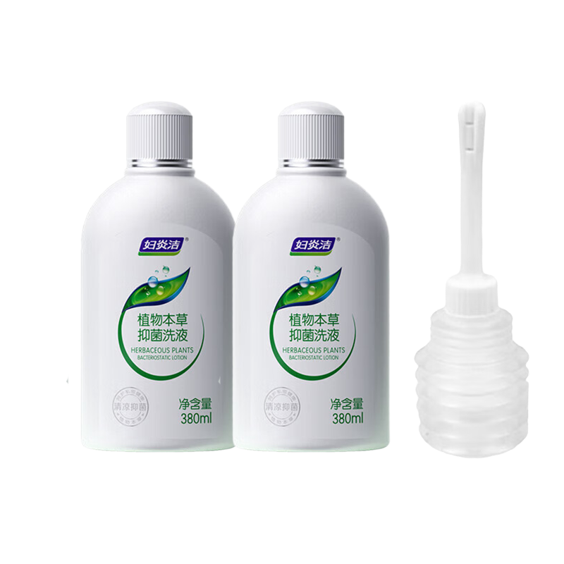 ���׽�Ů�Ը���˽��ϴҺ ����Һֲ�ﱾ���־�ϴҺ 380ml*2+��ϴ�� 36.5Ԫ