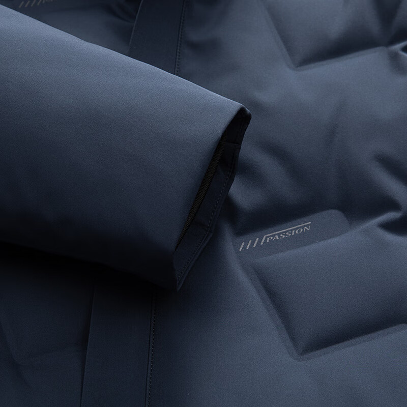 罗蒙(ROMON)防寒保暖羽绒服男冬季新款时尚休闲百搭短款连帽羽绒外套男 藏青 3XL (190) 【建议160-180斤】