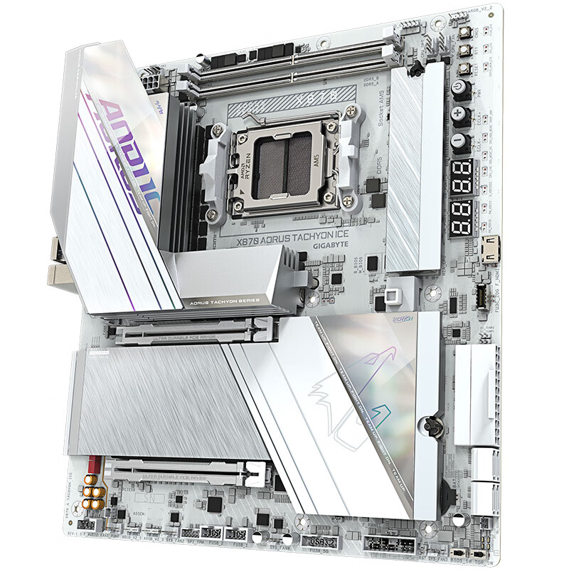 技嘉 冰雕X870 AORUS TACHYON ICE WIFI7钛DDR5 图 7