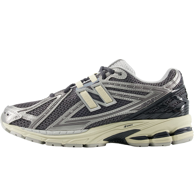 NEW BALANCENB官方男鞋女鞋百搭舒适运动经典老爹鞋1906R系列 灰色/银灰色 M1906RBG 41.5 脚长26CM