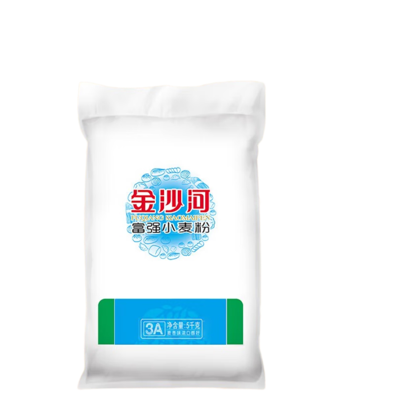 金沙河面粉 富强小麦粉包子馒头水饺手擀面烘焙白面粉 家用面粉10斤