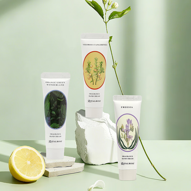 皇室玫瑰护手霜植物香氛精油保湿改善干燥留香秋冬男女生日新年礼物礼盒 90g【女生推荐香3支】橘绿秘境+霸气橙子+小苍兰