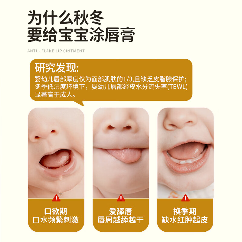 KoalaMan澳洲进口考拉侠儿童润唇膏宝宝婴幼儿润唇护唇秋冬保湿滋润防干裂 【植萃配方】儿童润唇膏15g