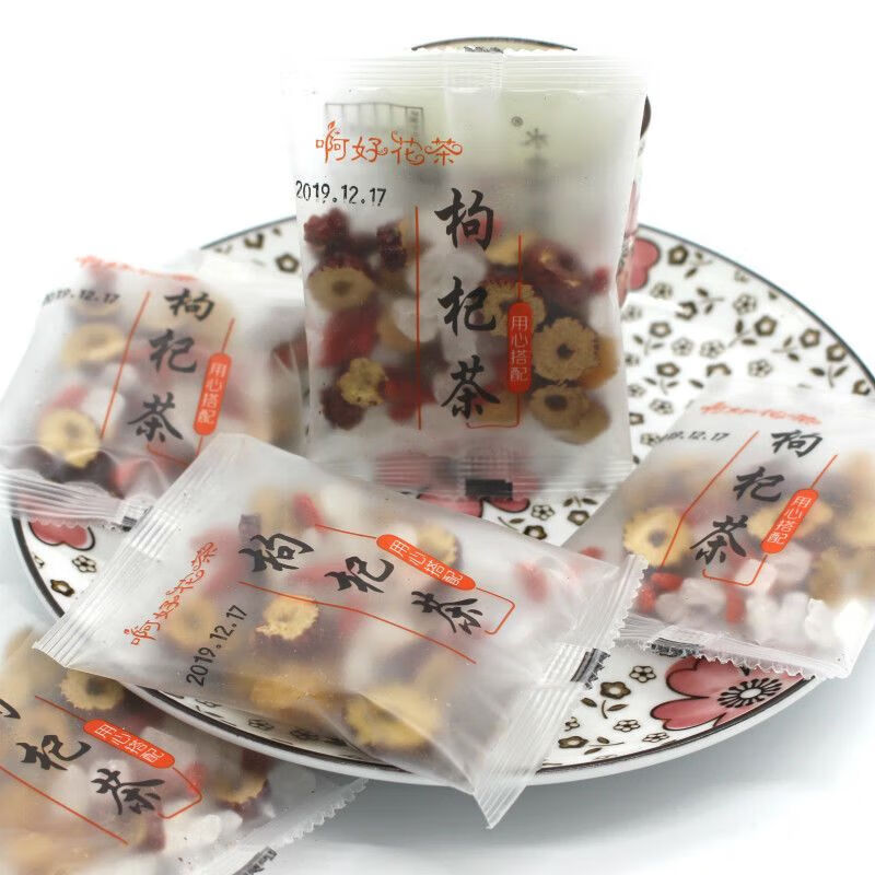 啊好花茶老姜茶茉莉花玫瑰花枸杞菊花茶桂圆金银花茶薄荷花茶 老姜茶 10小包