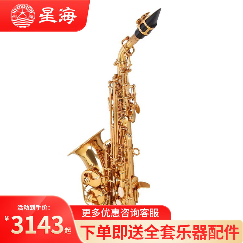 星海萨克斯降E调中音萨克斯乐器业余演奏款 学生练习 XAS-110