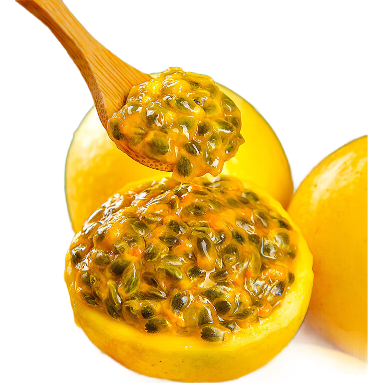 钦蜜9号百香果九号黄皮新鲜水果白香果送礼品顶鲜 净重2.5斤小果，单果35-45g