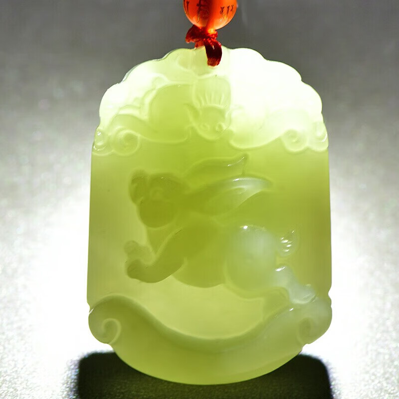 百星一月 和田玉生肖吊坠  男女款十二生肖属相玉佩 生肖兔