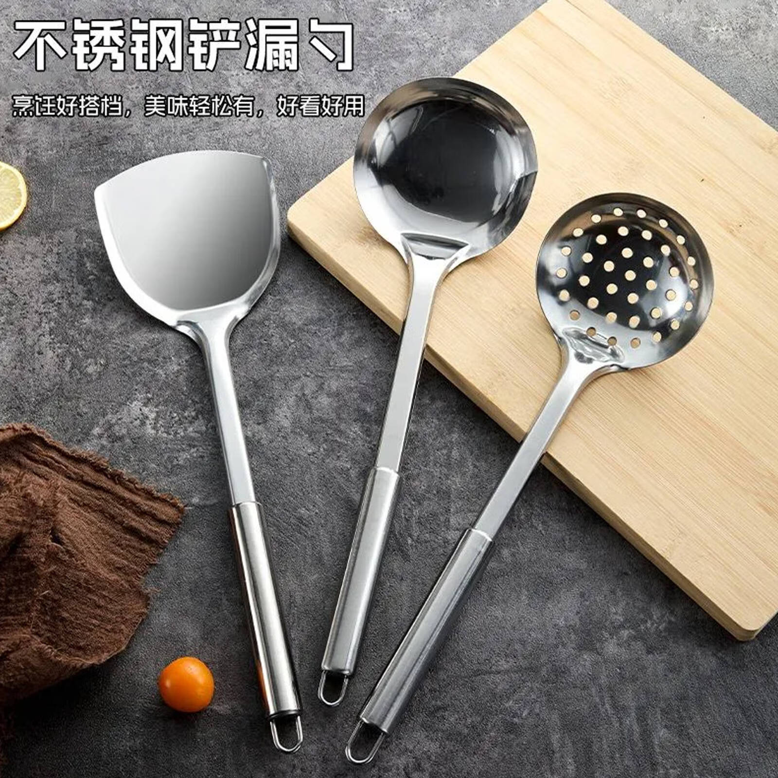 菜刀菜板二合一刀具套装厨房阳江家用切菜刀宿舍砧板全套厨具组合 【2件套】斩切两用刀+菜板