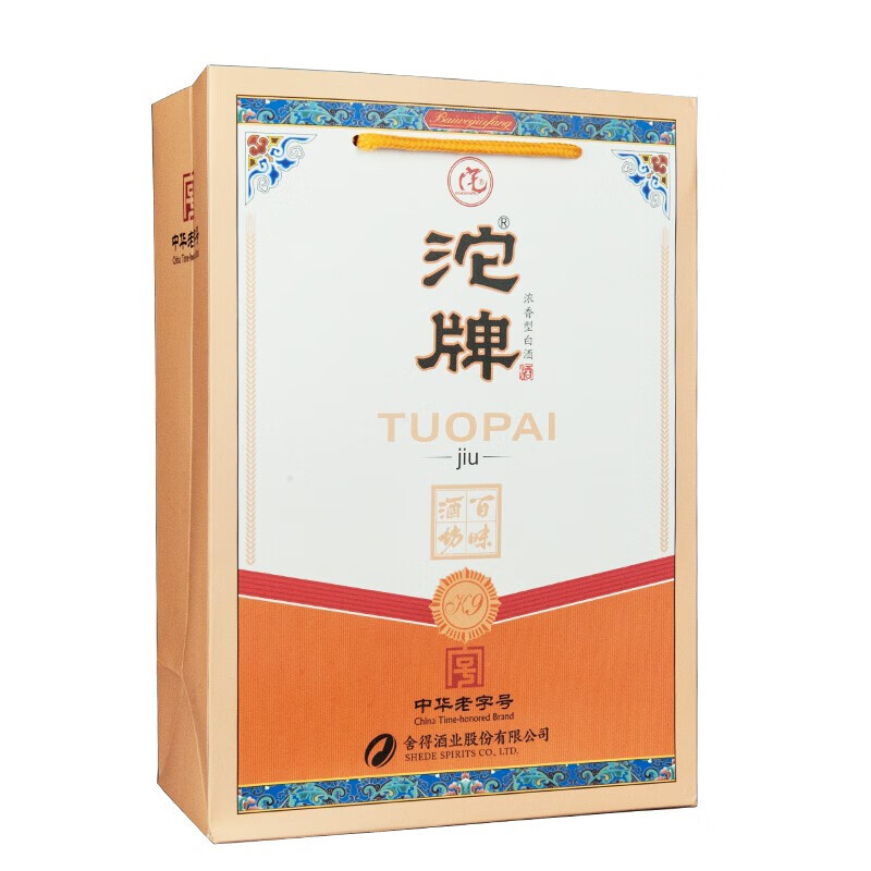 沱牌百味酒坊K9 舍得酒 浓香型白酒 500mL 整箱装 中华老字号 42度 500mL 6瓶 沱牌k9 整箱