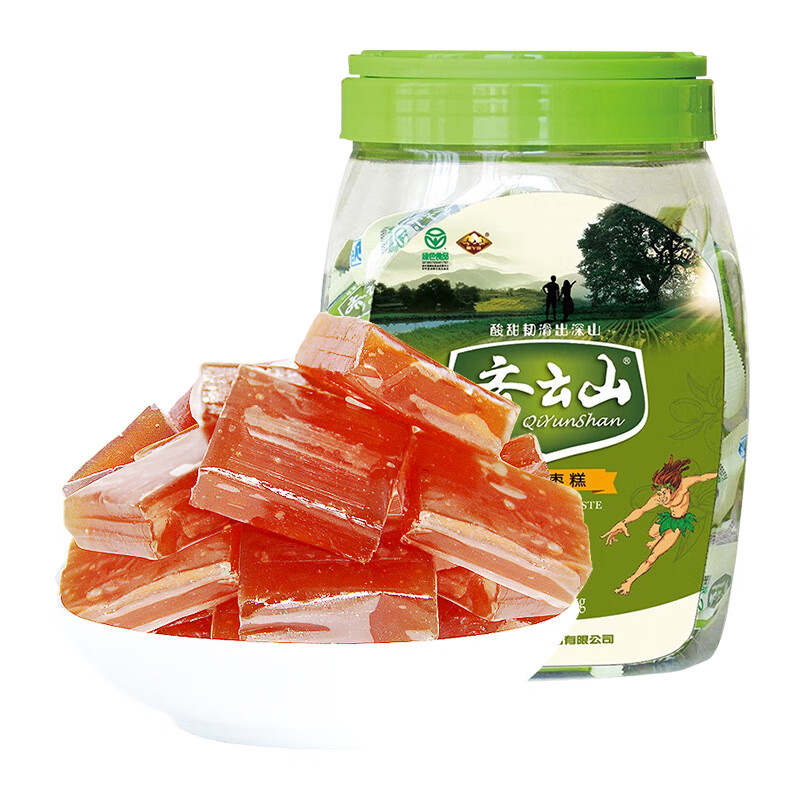 齐云山南酸枣糕南酸枣粒散装桶装袋装江西特产健康零食 【南酸枣糕】1000g*1桶