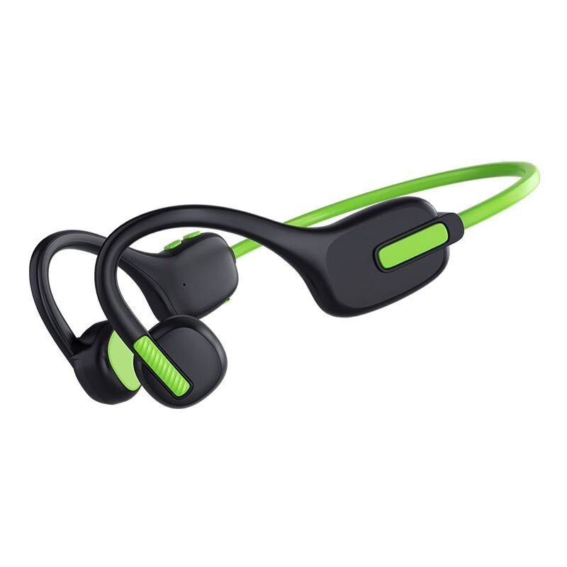 BONETIME骨时X12儿童蓝牙耳机6-12岁不入耳开放式学习学生专用英语听力网课适用运动耳机儿童气骨传导耳机 【黑绿】旗舰版8G内存收纳包套装 IPX5级防水防汗 标配