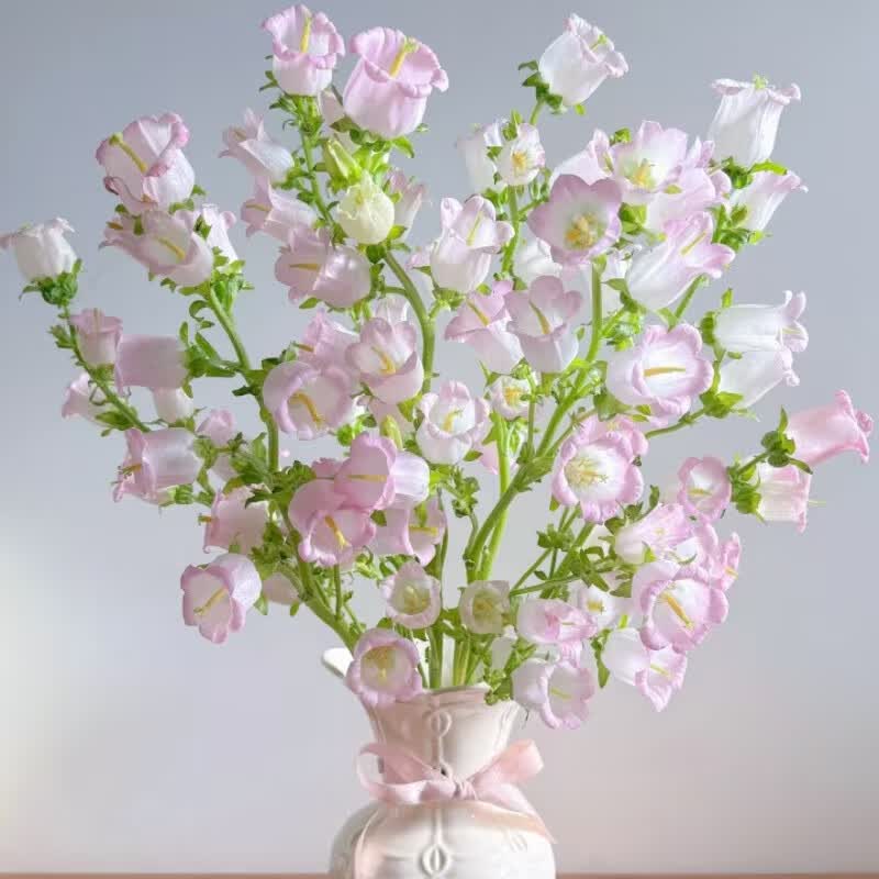 【顺丰冷链】精品风铃花鲜花云南昆明直发真花水养送女友礼物插花 粉色风铃1扎【4-7支】