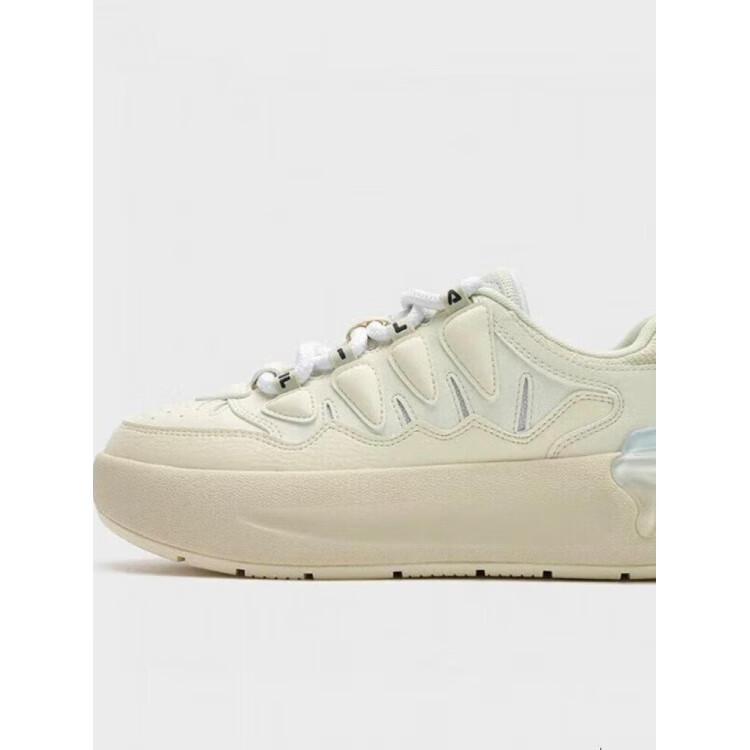 Fila女生复古板鞋2025春季新款厚底萝卜鞋时尚运动休闲鞋 夜曲紫/古白 夜曲紫/古白色-NA37.5斐乐 35.5 斐乐