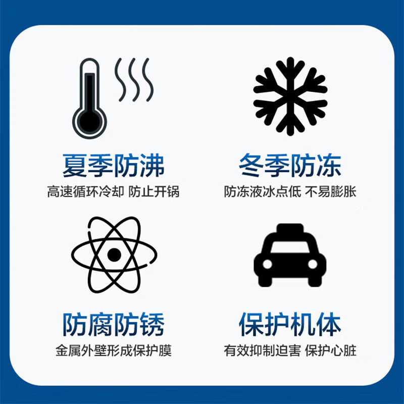 仆旅防冻液-25℃汽车冷却液红色绿色水箱宝发动机货车冷冻液防腐通用 8kg -15°C 绿色 防冻液【4瓶装】