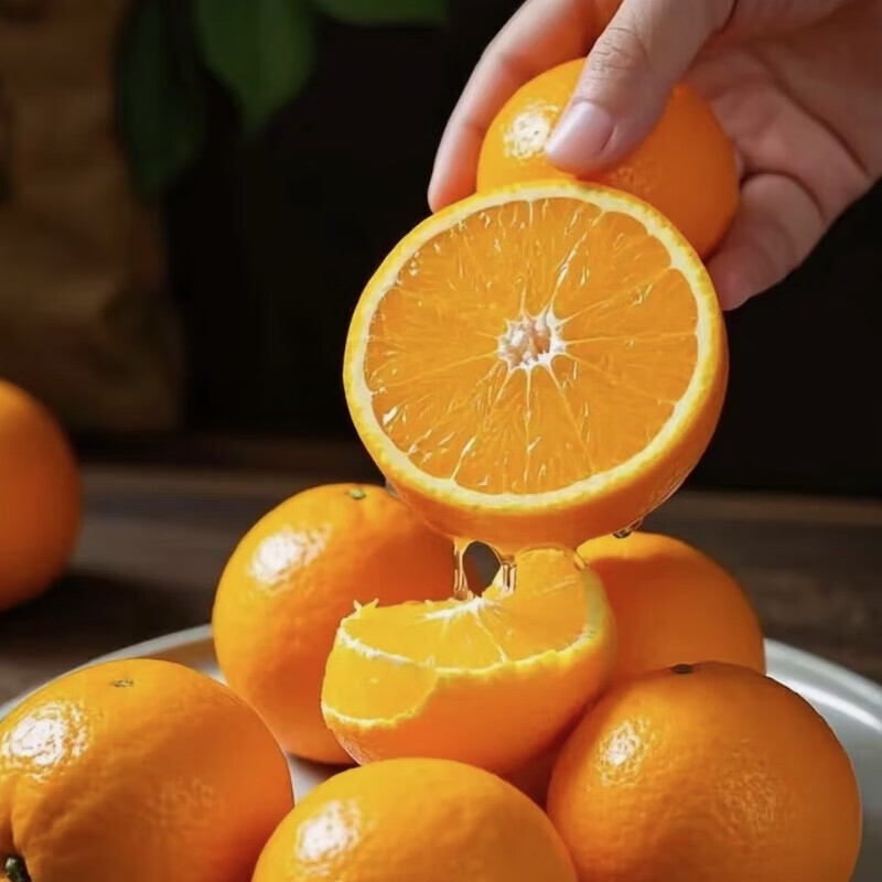 绿熊庄园赣南脐橙正宗江西赣州直发甜橙子新鲜水果冻橙应季特产手剥橙鲜橙 【商超品质】净重4.5斤75mm-90mm