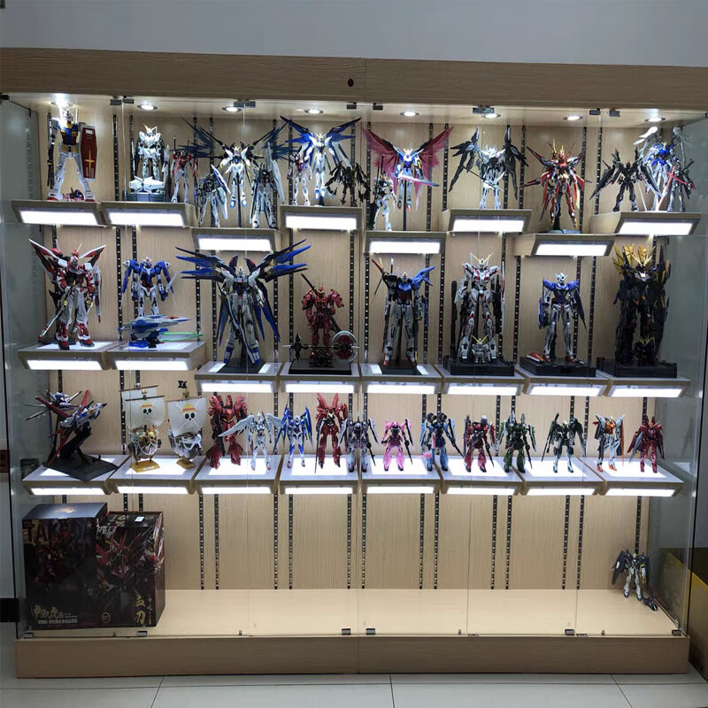 乐高收藏柜展示柜收纳玩具高达玻璃陈列柜收藏模型透明家用支持定制