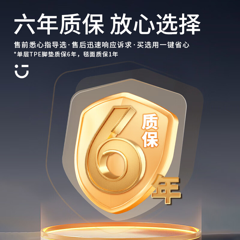 名创优品（MINISO）tpe汽车脚垫地垫地毯适用于昊铂GT/HT专车专用