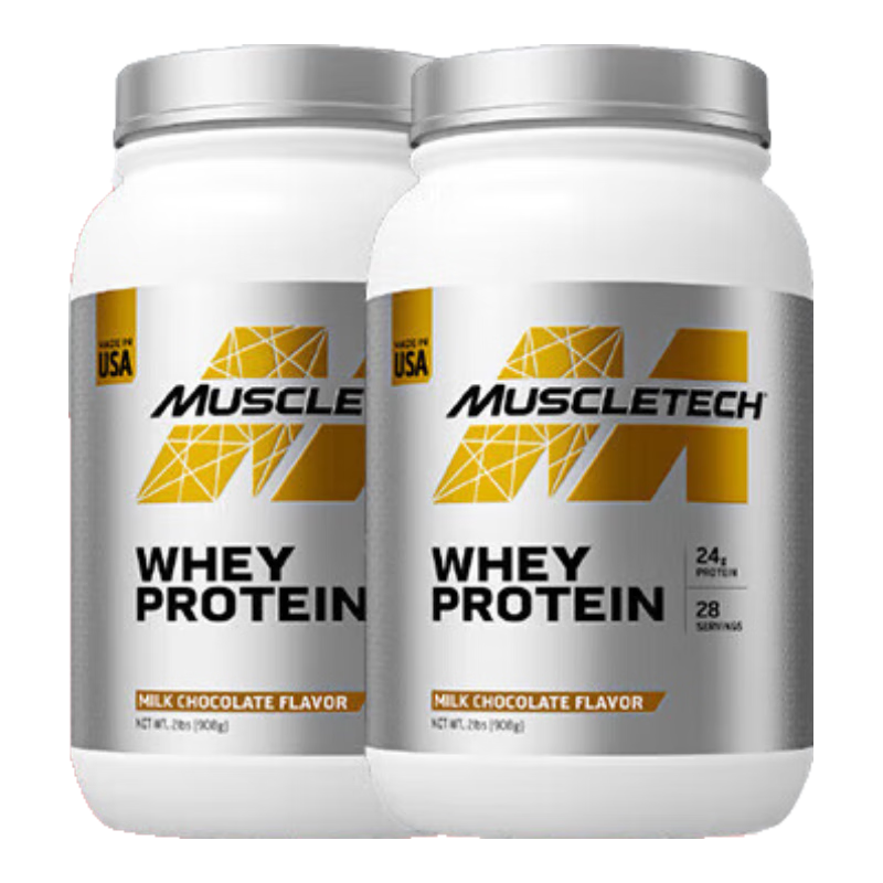 肌肉科技白金乳清蛋白粉增肌粉美國(guó)原裝進(jìn)口高蛋白含分離水解運(yùn)動(dòng)健身塑形 【可換口味】草莓味 2磅*2桶