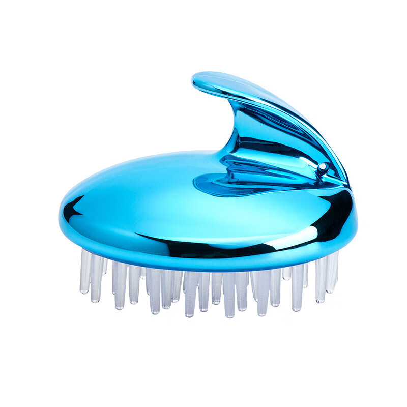 兮儿洗头刷刷子大人按摩刷洗头发洗发梳子硅胶洗头刷女士洗发刷家用 木槿紫【2个装】