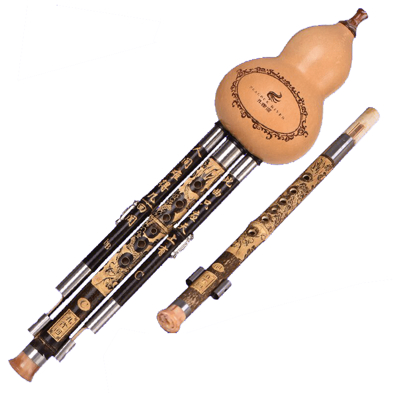 孔雀河（PEACOCK RIVER）云南紫竹雙管葫蘆絲C降B調(diào)GF調(diào) 葫蘆絲雙調(diào)_C調(diào)+降B調(diào)+