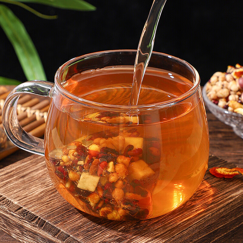 法米诺茯苓芡实薏米茶赤小豆薏仁花茶袋泡茶大麦茯苓薏湿茶礼盒装320g 茯苓薏湿茶礼盒装320g(8g*40包)