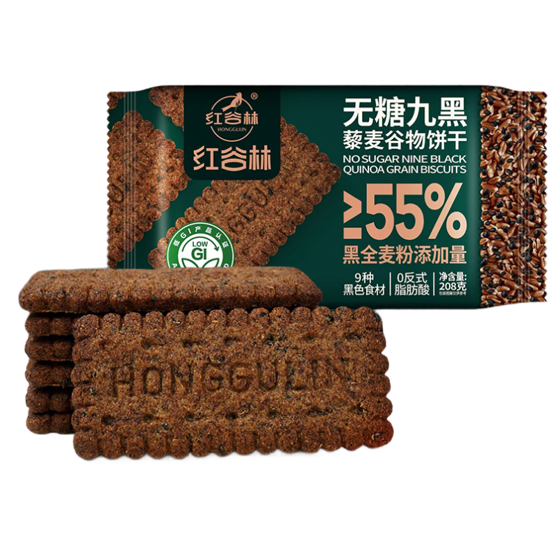 ����֣�HONGGULIN������9��޼��������208g������GI��ͱ���������ʳ����С��װ 9.5Ԫ