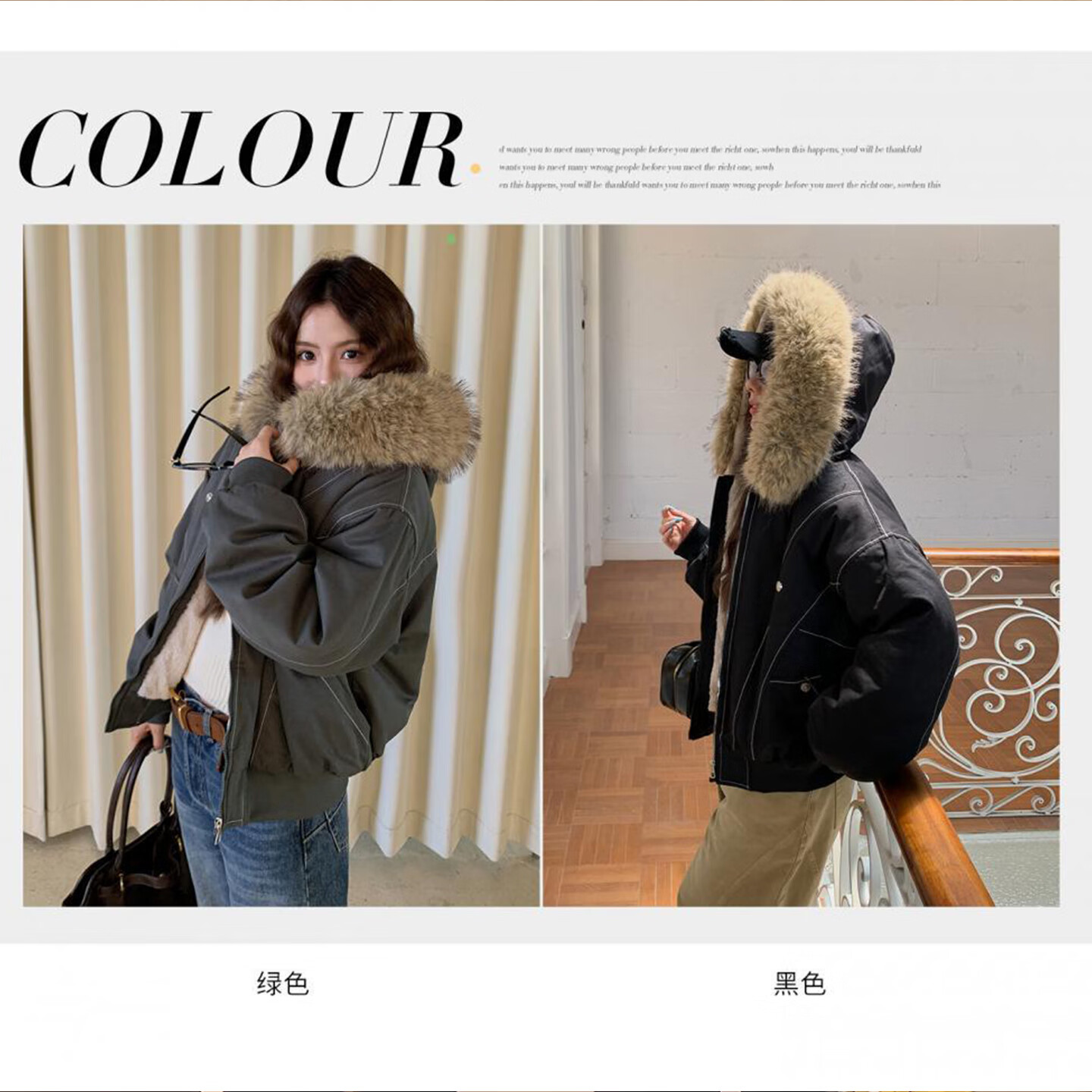 相伊恋人棉服女25年秋冬新款座山雕短款外套加绒加厚小个子派克服工装棉袄 灰绿色 L 【推荐115斤-130斤】