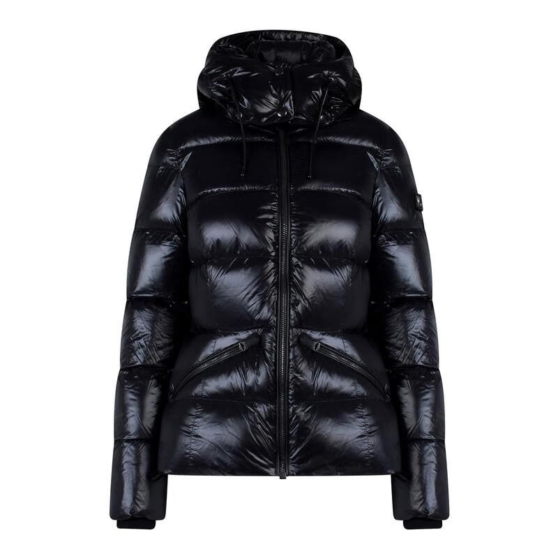 MACKAGE女士羽絨服 保暖防風(fēng)輕盈連帽短款尼龍鴨絨冬季通勤外套輕奢簡約 黑色 均碼 |S