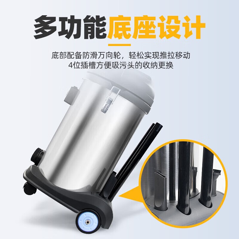 FISH MUSI鱼池吸污机清洗吸泥机吸泥泵游泳池水下吸尘器吸粪便青苔水池刷 1755W豪华版边吸边排不停机