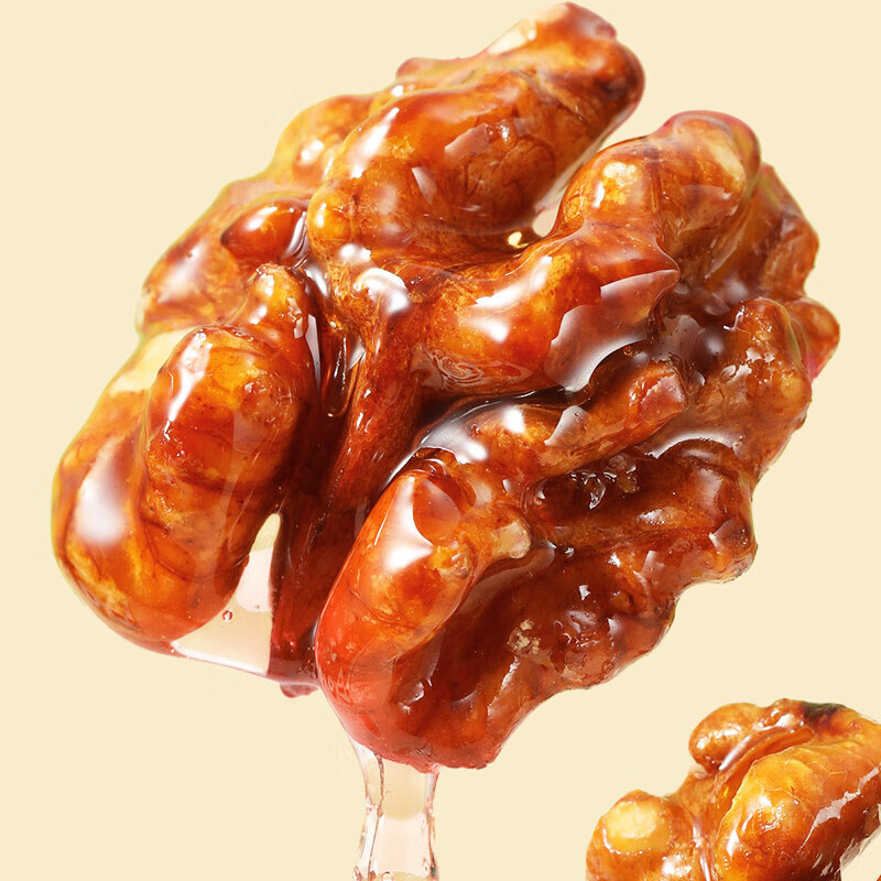 味滋源琥珀核桃仁 孕妇儿童零食小吃核桃仁坚果仁 炒货干果仁休闲零食 500g*1罐