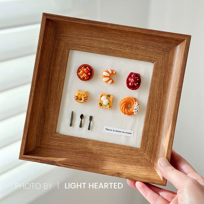 相框摆件软装饰diy材料包创意生日圣诞节日礼物 包你满意成品5寸方