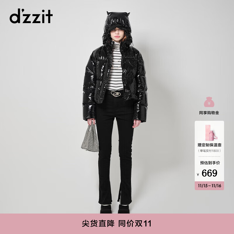 DZZIT���������������������ﶬ��Ƥ��Ů��Ƹ�Ů ��ɫ S568.09Ԫ