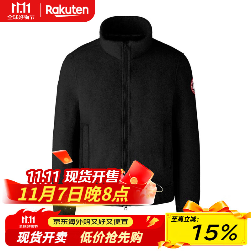 加拿大鹅（Canada Goose）男式夹克抓绒外套7049M Lawson Jacket 日本直邮 黑色 M