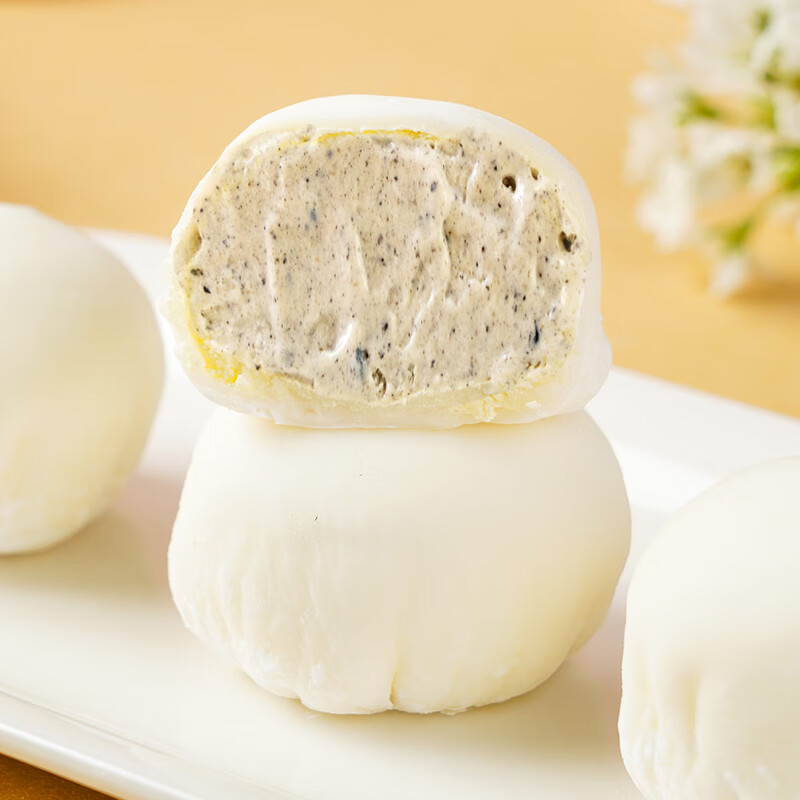 盛京天禄雪媚娘爆浆大福冰皮糯米糍动物奶油抹茶草莓蓝莓风味夹心蛋糕甜品 芒果2+草莓2+奥Li奥2+抹茶2+蓝莓2 80g 10盒