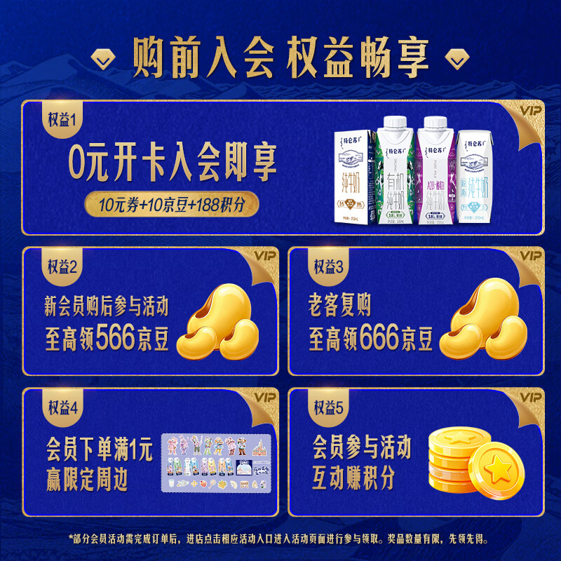 特仑苏【社群专享】纯牛奶 250ml*16瓶/箱 送礼推荐