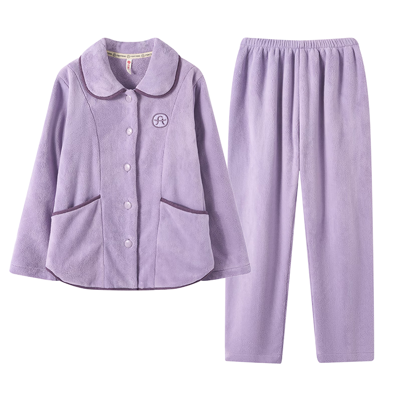 ���ڲ���������˯��Ůʿ������˫���޼Ӻ�ɺ�����ﶬ��Ʒ����Ҿӷ���װ 116.91Ԫ(������)