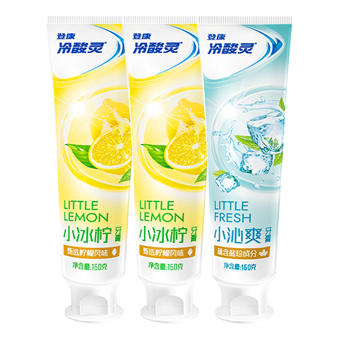 冷酸灵小系列抗敏感牙膏 呵护牙齿 滋养牙龈 清新口气 国货老牌【临期】 抗敏清新牙膏 100g*3支